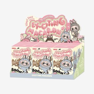 Labubu Cara de Vinilo Caja Sorpresa - Serie Exciting Macaron