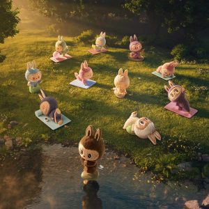 Figura Labubu Lay Down – Serie Lazy Yoga