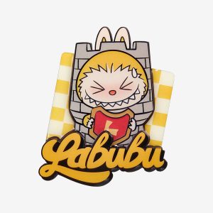 Imán para Nevera Labubu Rook – Serie Let’s Checkmate