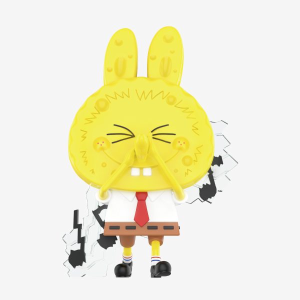 Figura Labubu × SpongeBob Nose Flute – Colección exclusiva