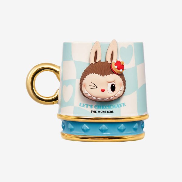 Taza Labubu Azul y Rosa – Serie Let’s Checkmate - Imagen 2