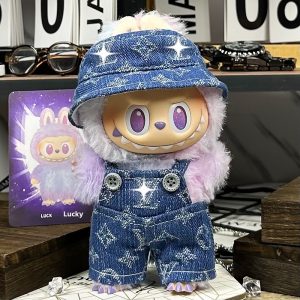 Conjunto Vaquero para Labubu – Estilo Urbano Kawaii Streetwear