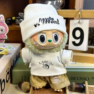 Labubu Classic Blanco & Beige – Dulzura y Picardía en Armonía