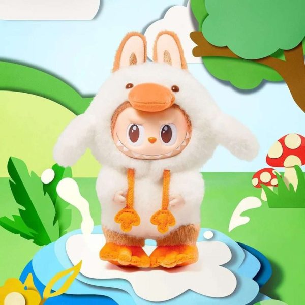 Figura Labubu Forest Fairy Tale Pato Blanco – Peluche de Colección Kawaii