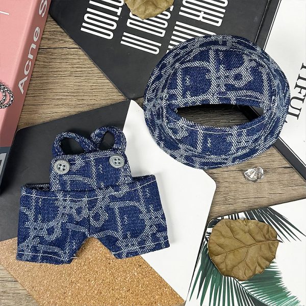 Conjunto Graphic Denim para Labubu – Azul Atrevido con Estilo Urbano - Imagen 2