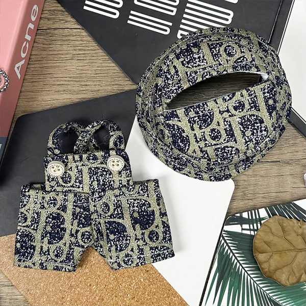 Conjunto Caqui y Azul Noche para Labubu – Espíritu Aventurero y Buena Energía - Imagen 2