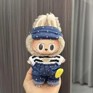 Traje Marinero Vaquero para Labubu – Edición Guantes Felices