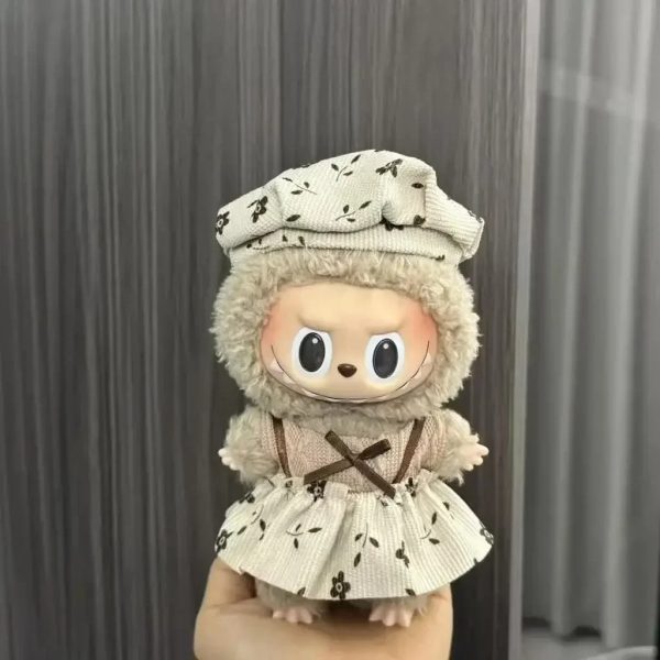 Disfraz Campestre Floral para Labubu – Edición Vintage Kawaii