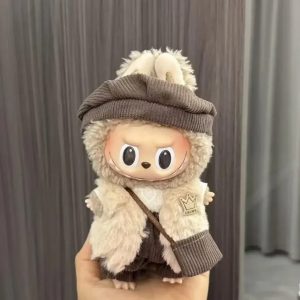 Traje Abrigo Real para Labubu – Edición Corona Colmena