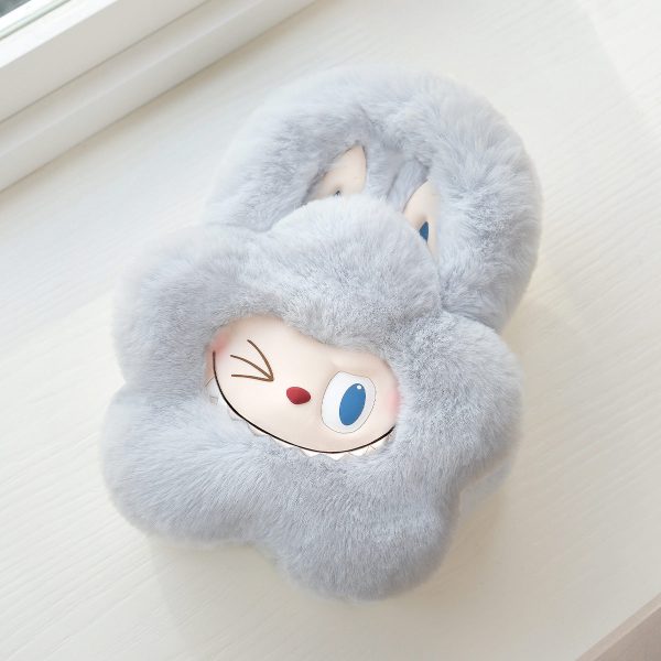 Bolso de Peluche Azul Kawaii – Mochila Conejito Suave y Adorable