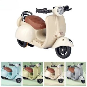 Mini Moto Eléctrica de Juguete para Labubu – Scooter Retro Kawaii