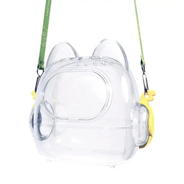 Bolso Transparente Kawaii para Muñeca Labubu – Mochila de Exhibición con Correa - Imagen 2