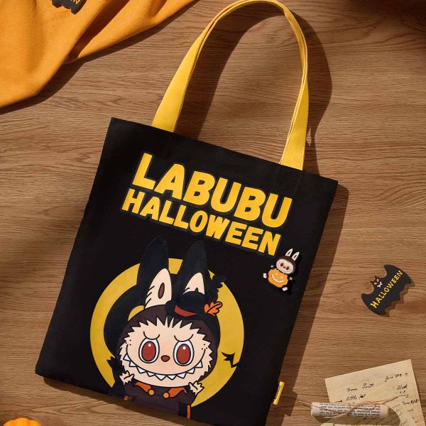 Bolsa de Lona LABUBU Halloween – Tote Edición Limitada 35x40 cm - Imagen 5