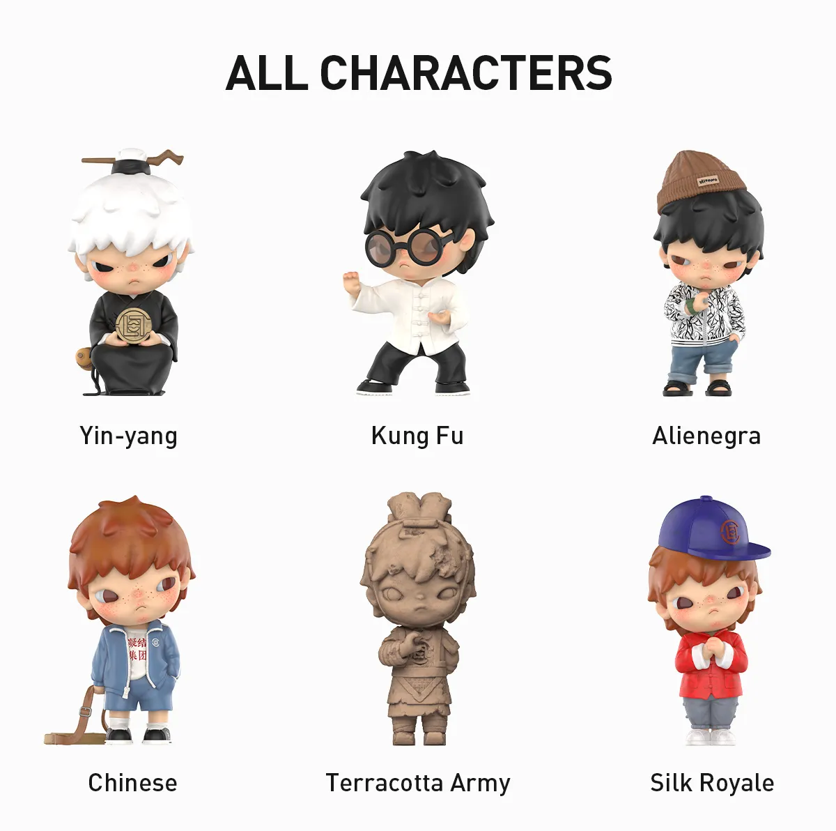 Hirono × CLOT Series | Figuras artísticas de diseñador en caja sorpresa – Colección de fusión cultural - Imagen 9