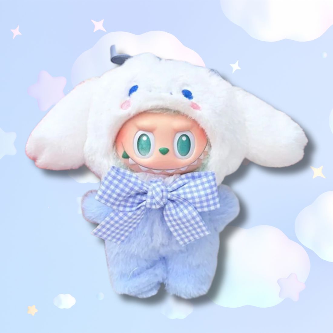 Peluche Labubu × Sanrio Cinnamoroll – Edición Kawaii Pastel de Colección