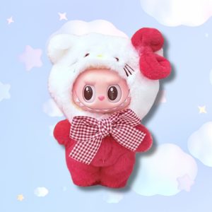 Peluche Labubu × Sanrio Hello Kitty – Edición Kawaii Icónica de Colección