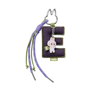 Colgante Labubu Letra “E” – Serie Pin for Love | Edición Coleccionable Oficial
