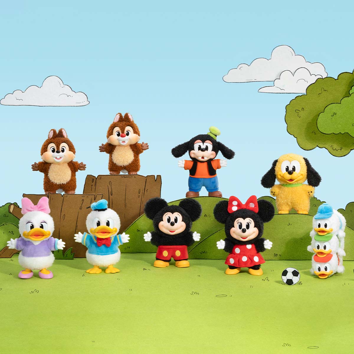 Mickey Family Cute Together – Serie de llaveros coleccionables Blind Box | Figuras sorpresa de Disney - Imagen 3