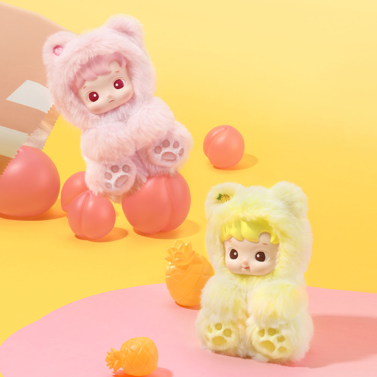 HACIPUPU Gummy Bear Series – Colgantes de peluche vinilo Blind Box | Figuras coleccionables kawaii - Imagen 5