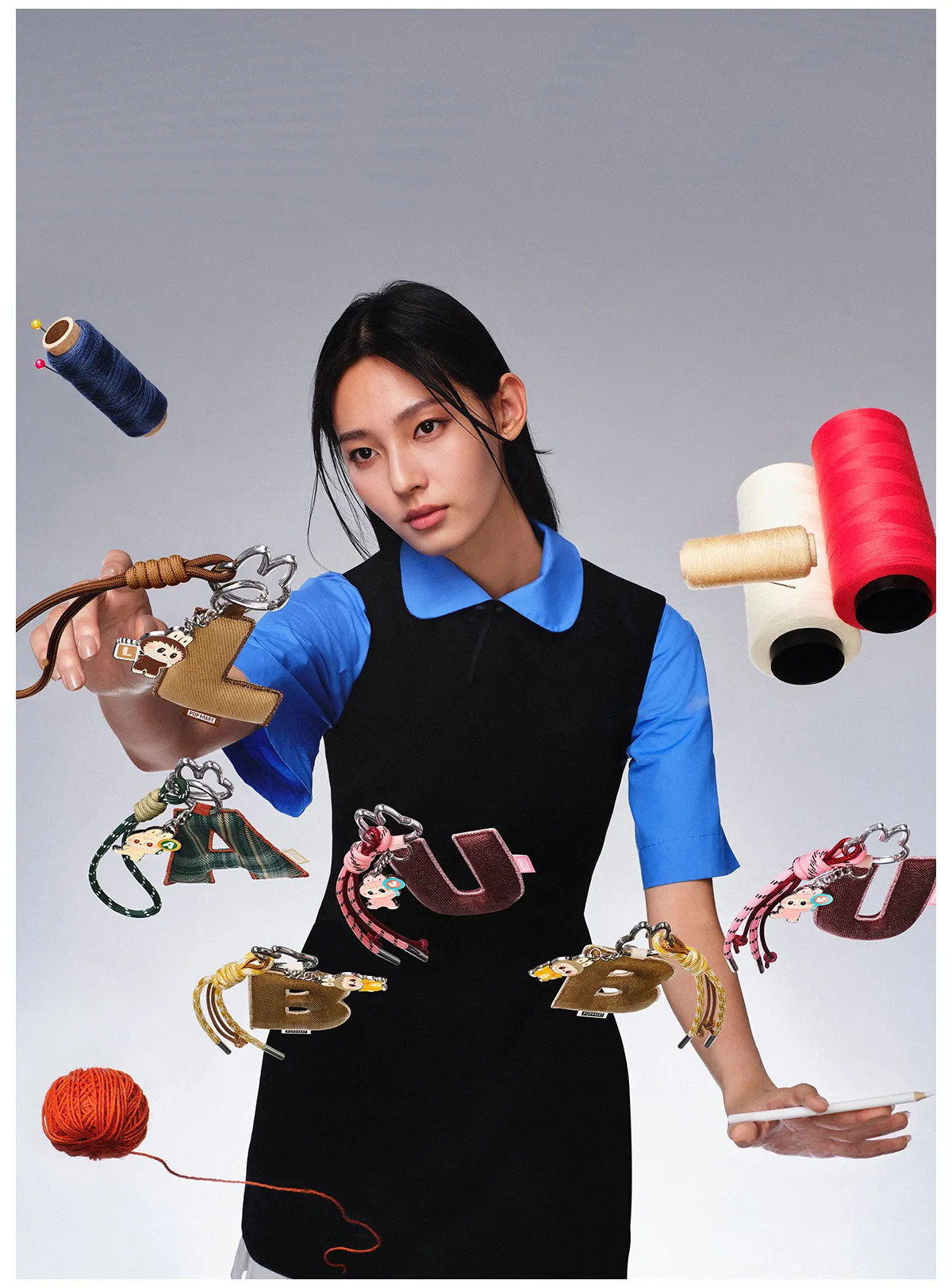 Colgante Labubu Letra “N” – Serie Pin for Love | Edición Coleccionable Oficial - Imagen 8