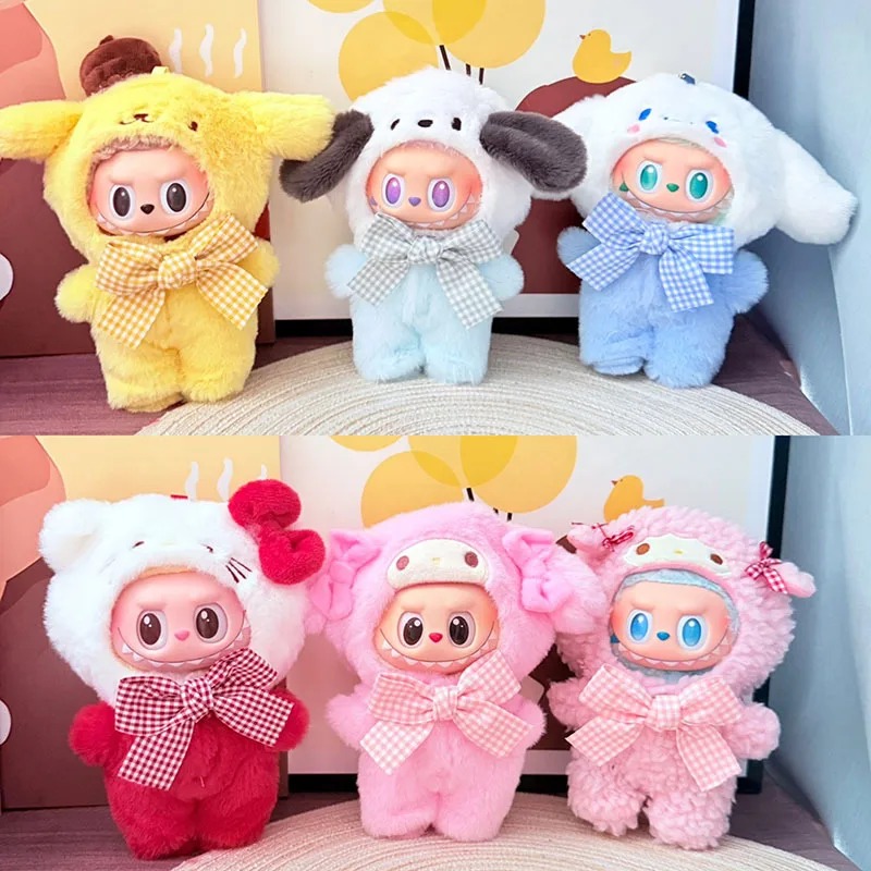 Peluche Labubu × Sanrio Cinnamoroll – Edición Kawaii Pastel de Colección - Imagen 2