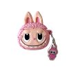 Funda protectora Labubu para AirPods (Rosa / Verde / Marrón) – Carcasa de silicona antigolpes con llavero decorativo - Pink